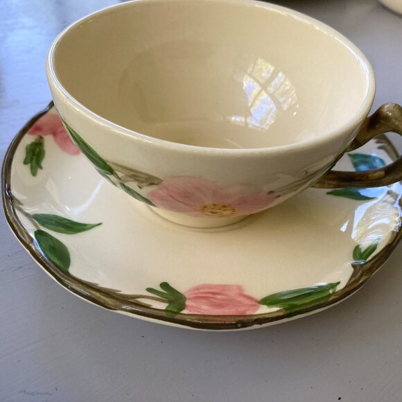 Franciscan Desert Rose Cups and Saucers (4) Vintage USA - Picture 2 of 8
